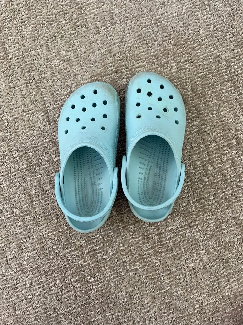 Crocs Classic Clog Light Blue Slip On Comfort Shoes mens 5 womens 7